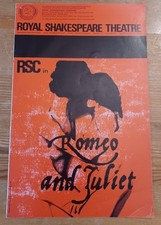 Vintage 1968 Royal Shakespeare  Theatre RSC Romeo and Juliet Programme Ian Holm