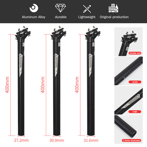 Aluminium bicycle seatpost - aluminium,
