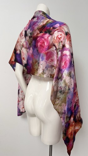 Vintage italian silk - italian, scarf