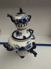 Vintage Gzhel Russisn Samovar