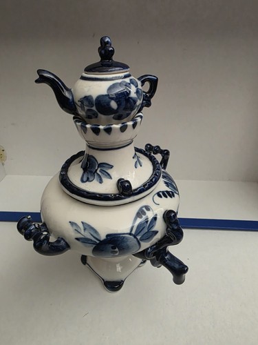 Vintage gzhel russisn - gzhel,