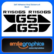 BMW R1150GS Tank & Rear Decals. Black - Other colours available