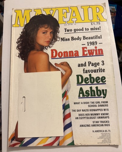Mayfair magazine 1989 - magazine, vol