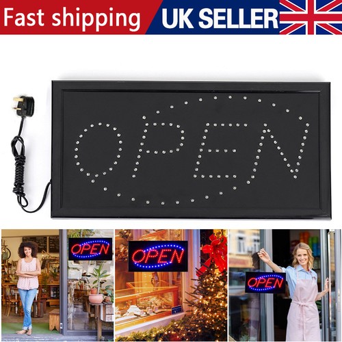 Led open sign flashing - open,
