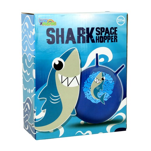 Shark space hopper bouncing - space,