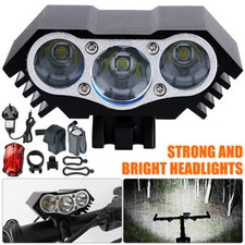 Mountain Bike Lights Rechargeable Bicycle 90000LM LED Torch MTB Front Rear Lamp
