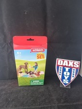 Schleich 15 Piece Set 42746  Picnic with Lisa Dog Squirrel Girl Figures New