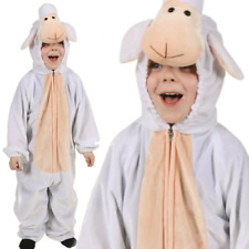 Little Lamb Easter School Play Nativity Sheep Fancy Dress Kids Costume Farm