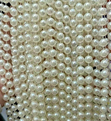 Pearl beads on string - 2m,