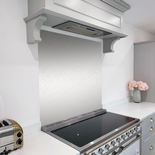 Stainless steel splashback - stainless,