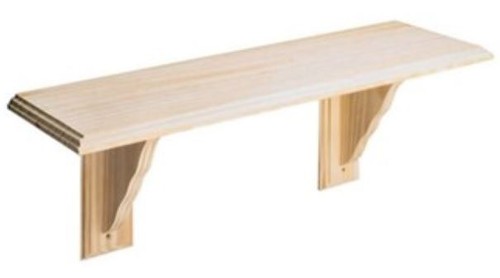 Natural pine wooden - wooden, shelf