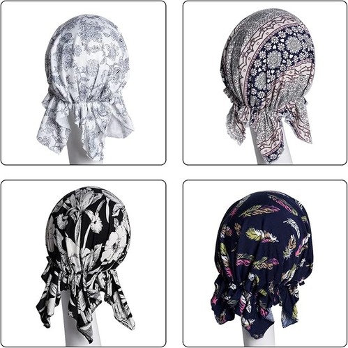Chemo head scarf pre tied - head,