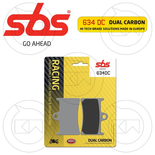 Brake pads anteriori sbs 634dc - brake,