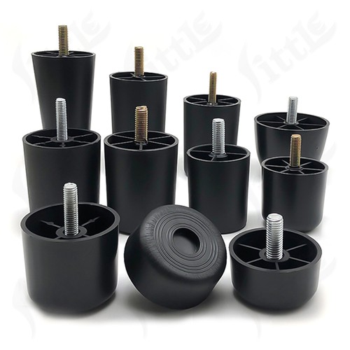 Black plastic screw - plastic,