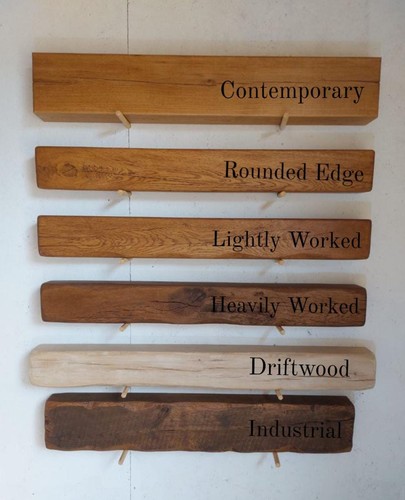 Solid oak mantle beam - mantle,