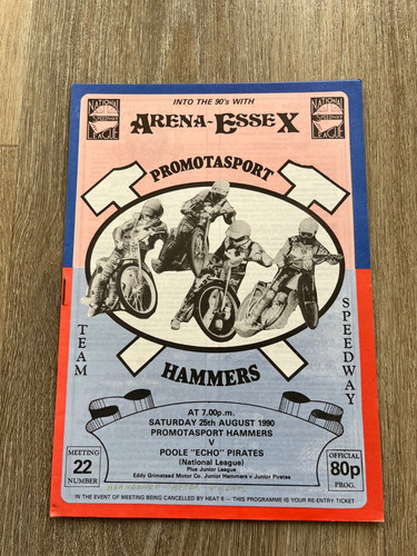 Arena essex speedway programme - arena,