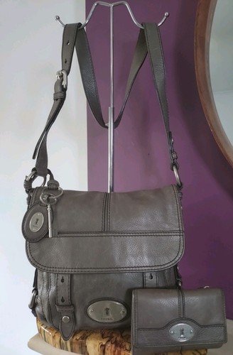 Fossil grey leather - fossil, maddox