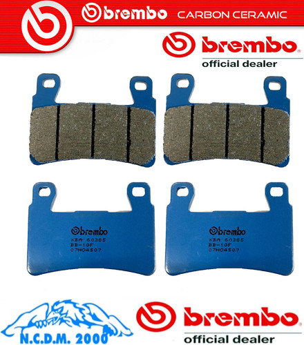 Front brake pads brembo blue - front,