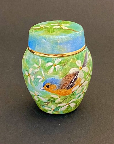 Boxed moorcroft enamels - boxed,