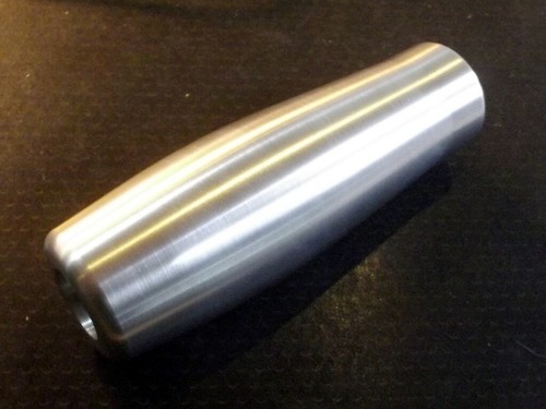 Handbrake handle brushed