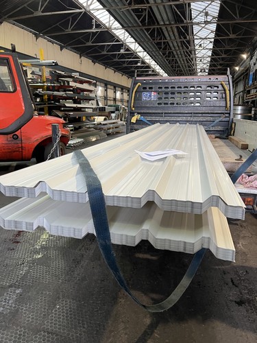White roofing sheets panels - white,