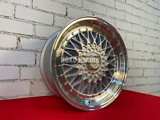 4X 13" BBS RS Mesh style 4X100 deep dish old school wheels for VW HONDA NISSAN