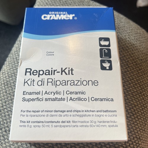 Acrylic bath repair kit white - acrylic,