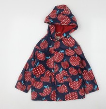 Hatley Girls Multicoloured 5 Years Apple Pattern Rain Coat