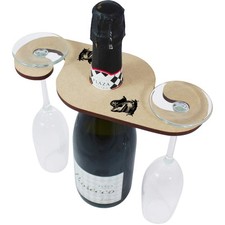 'Pirate Shark ' Wooden Wine