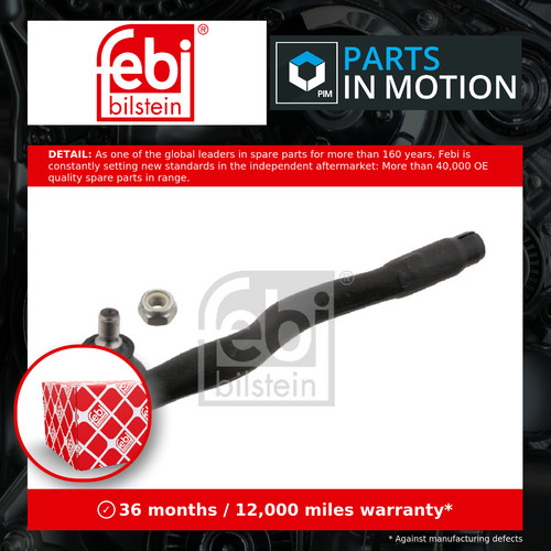 Tie track rod end - rod, fits