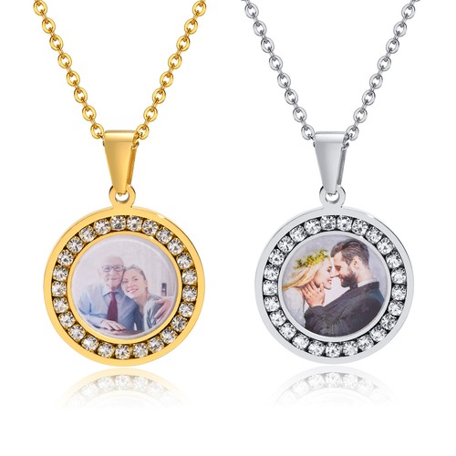 Personalized photo necklace - personalized,