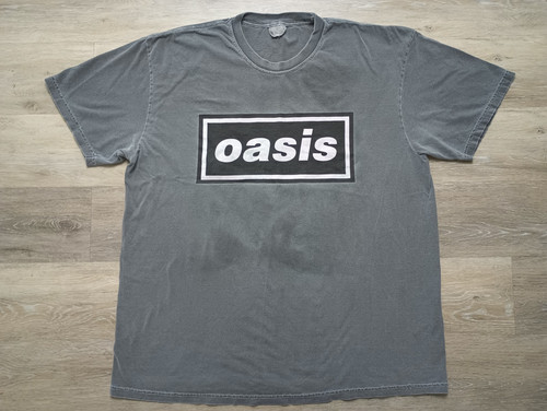 Oasis vtg shirt box logo - oasis,
