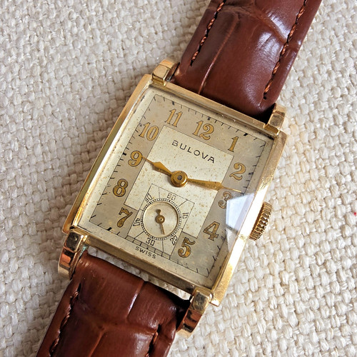 Vintage bulova mens manual - vintage,