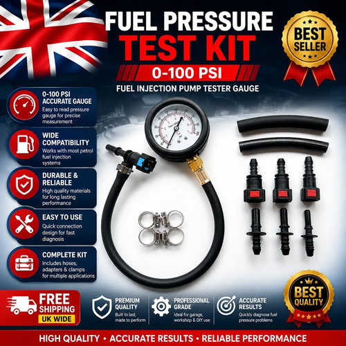 Fuel pressure test kit - pressure,