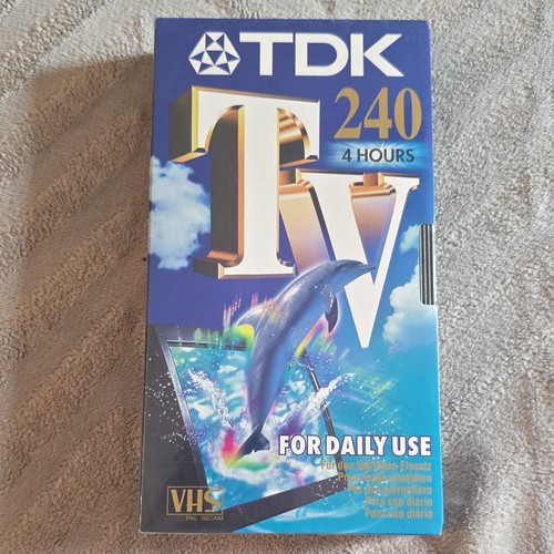 Tdk 240 vhs recordable - tdk, tv