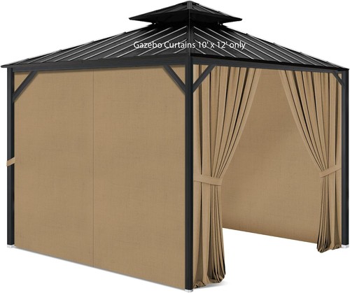 Gazebo privacy curtains with - gazebo,