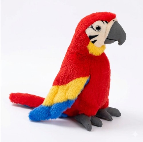 Kawaii parrot plush - toy, soft