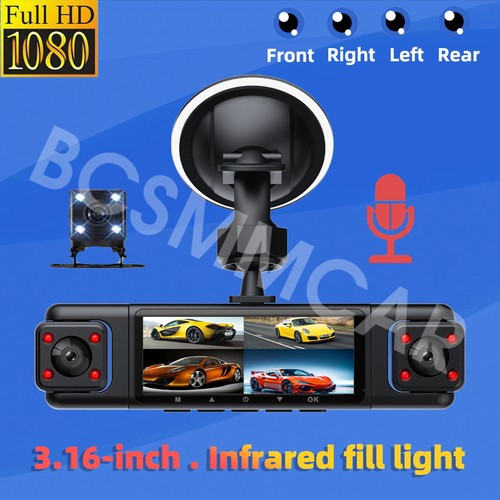 1080p 4 lens car dash - hd,