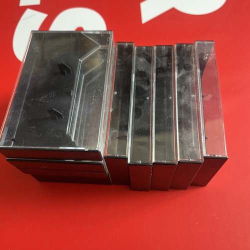 Empty audio cassette tape - x,