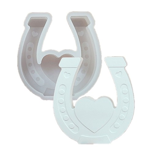 Heart horseshoe silicone - silicone, mould