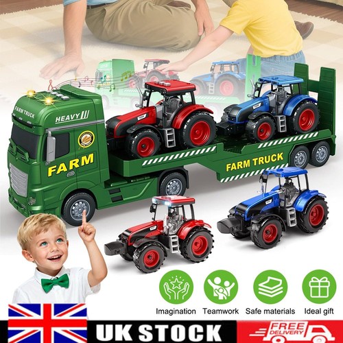 Large flatbed tractor - flatbed,