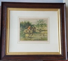 Vintage Hunting Art, 1928 Hunt