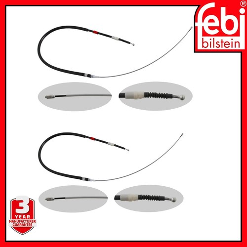 Handbrake cable left right - handbrake, x2