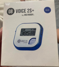 GolfBuddy Voice 2S+ Talking GPS Golf Rangefinder  Blue/White