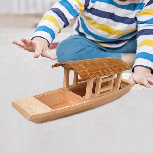 Wooden awning boat ornaments - boat,