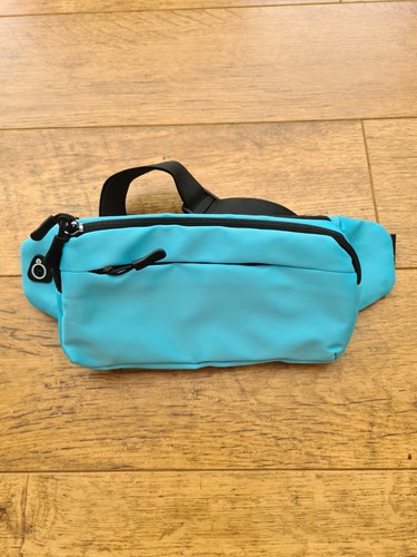 Bum bag blue with - with, adjustable