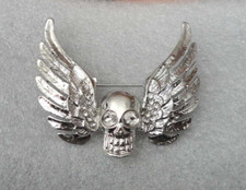 Hot Blooded Skull Wings Biker