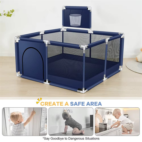 Square baby playpen large - baby,