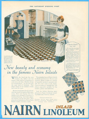 1925 congoleum nairn linoleum - 1925,