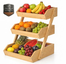 3-Tier Bamboo Wooden